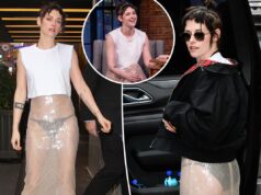 Кристен Стюарт объявляет, что прозрачные пайетки и трусы пикабу войдут в моду в 2026 году