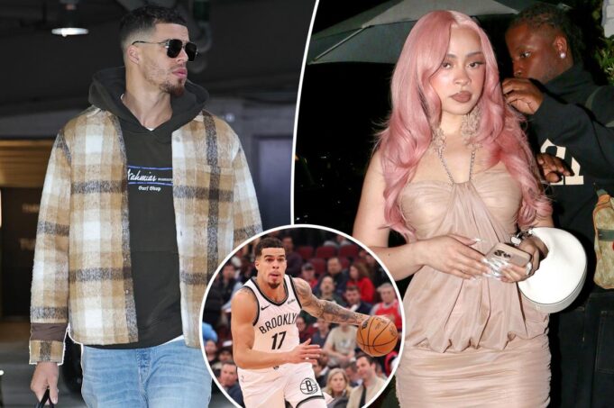 Звезда Ice Spice и Brooklyn Nets Майкл Портер-младший подогревает слухи об отношениях во время вечеринки в Нью-Йорке: они «очевидно были вместе»