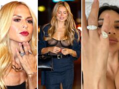 Рэйчел Зои присоединилась к тренду «брачных колец» с огромным бриллиантом после расставания с Роджером Берманом