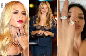 Рэйчел Зои присоединилась к тренду «брачных колец» с огромным бриллиантом после расставания с Роджером Берманом