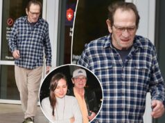 «Убитого горем» Томми Ли Джонса впервые увидели после трагической смерти дочери Виктории