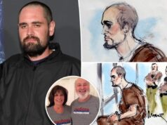 «Ухмыляющийся» Ник Райнер с запавшими глазами и бритой головой на новых судебных зарисовках по делу об убийстве родителей