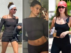 Хейли Бибер продолжает носить шикарный бренд спортивной одежды, основанный влиятельными лицами