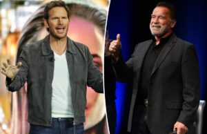 Крис Пратт «не знает, что делать» с огромным рождественским подарком, который ему подарил тесть Арнольд Шварценеггер