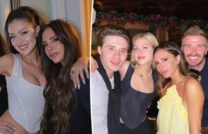 Никола Пельц раскопает раздельно проживающую семью мужа Бруклина Бекхэма с резким движением в социальных сетях