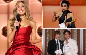 Лучшие и худшие моменты «Золотого глобуса-2026»: очарование «Heated Rivalry», съеживающееся пение Никки Глейзер и многое другое