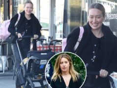 Незаботливая Хилари Дафф улыбается во время первого выхода в свет после драмы о маме Эшли Тисдейл