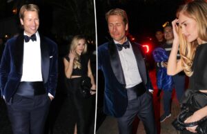 Роман Глена Пауэлла и Мишель Рэндольф накаляется после свидания после церемонии вручения «Золотого глобуса»