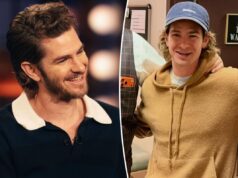 Эндрю Гарфилд выглядит неузнаваемо с длинными светлыми волосами