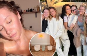 Эшли Тисдейл наслаждается днем заботы о себе, пока бушует групповая драма «токсичных» мам