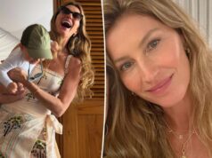 Жизель Бюндхен раскрыла главную подсказку об имени новорожденного с помощью сверкающего бриллиантового колье