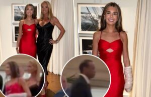 Ванесса и Кай Трамп нарядились в пух и прах на роскошной вечеринке по случаю 50-летия Тайгера Вудса