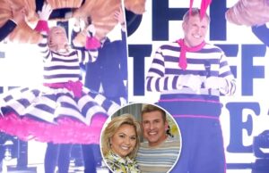 Тодд и Джули Крисли высмеивают время, проведенное в тюрьме, с помощью скандальной внешности «певца в маске»