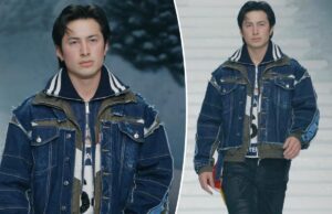 Звезда «Жаркого соперничества» Хадсон Уильямс меняет хоккейную экипировку на высокую моду на подиуме Dsquared2