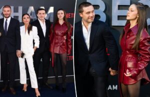 Бруклин Бекхэм затащил неудобную Николу Пельтц на семейное фото в новом видео с красной ковровой дорожки