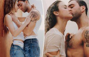 Звезды сериала «Скажи мне ложь» и реальная пара Грейс Ван Паттен и Джексон Уайт позируют в яркой рекламной кампании Calvin Klein ко Дню святого Валентина.