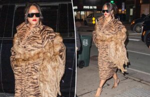 Рианна облачилась в тигровые полоски AlaÃa стоимостью 9 тысяч долларов