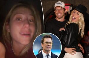 «Одинокая» Аликс Эрл со слезами на глазах вспоминает о расставании Брэкстона Берриоса — через несколько недель после кокетливого выхода Тома Брэди