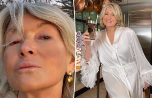 84-летняя Марта Стюарт отказывается от макияжа и надевает сексуальное нижнее белье для утреннего сияния.