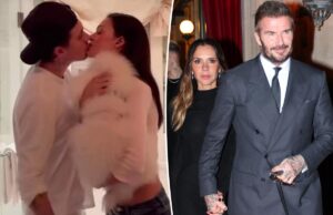 Никола Пельц поделилась романтическим видео с Бруклином Бекхэмом после того, как его семья вместе уехала в Париж