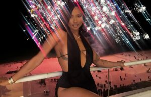 Кайла Николь появится в 2026 году в платье с высоким разрезом и множеством звездных снимков