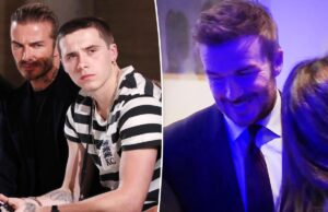 Посмотрите неловкий момент, когда Дэвида Бекхэма спрашивают о резкой тираде сына Бруклина