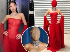 Дженни придаёт яркий оттенок вирусному костюму Маржелы в маске Ким Кардашьян