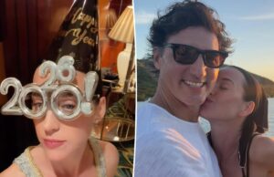 Кэти Перри целует Джастина Трюдо, рассказывая об их первом совместном «отпуске»