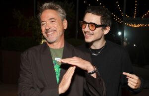 Тимоти Шаламе на вечеринке с Робертом Дауни-младшим в Лос-Анджелесе и другие звездные снимки