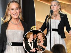 Сара Джессика Паркер размышляет о 25-летии Кэрри Брэдшоу, когда она была удостоена премии Кэрол Бернетт 2026 года