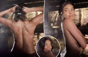 53-летняя Габриэль Юнион разделась для знойного купания во время поездки в Японию