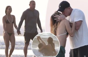 Ченнинг Татум, 45 лет, и подруга Инка Уильямс, 26 лет, страстно целуются во время пляжного отдыха, наполненного КПК.