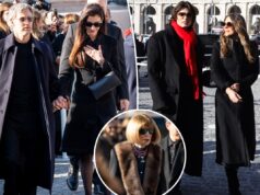 Энн Хэтэуэй, Анна Винтур и другие присутствуют на похоронах Валентино в Риме