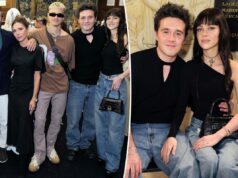 Никола Пельц игнорирует Викторию Бекхэм в новом клипе на Неделе моды в Париже, поскольку семейная вражда бушует