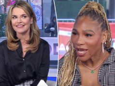 Саванна Гатри сразу же сожалеет, что допросила Серену Уильямс в неловком интервью «Сегодня»: «Вы злитесь на меня?»