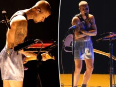 Джастин Бибер разделся до блестящих боксеров для выступления на «Грэмми 2026» с женой Хейли в зале