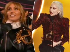Майли Сайрус пренебрежительно отреагировала на Леди Гагу из-за победы на Грэмми
