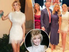 Иванка Трамп примерила сверкающее мини-платье покойной мамы Иваны