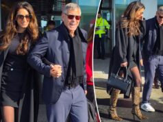 Амаль Клуни привезла драму в Милан в ботинках с леопардовым принтом перед зимними Олимпийскими играми 2026 года.