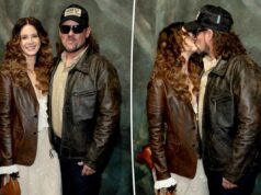 Лана Дель Рей и муж Джереми Дюфрен целуются на показе мод Ralph Lauren