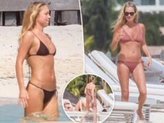 Кейт и Лила Мосс надели бикини на пляжный отдых матери и дочери в Тулуме