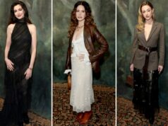 Показ мод Ralph Lauren осень/зима 2026: Энн Хэтэуэй, Лана Дель Рей, Лили Рейнхарт и другие