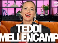 Тедди Мелленкамп рассказывает об уходе из «Певца в маске», новостях «Домохозяек» и обновлениях здоровья с «VRT»